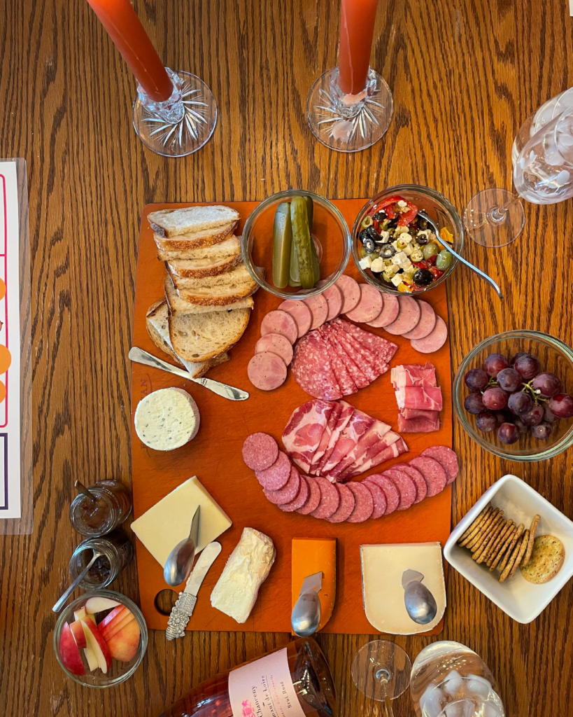 Artisan charcuterie and cheese grazing board for a Simcoe County private event